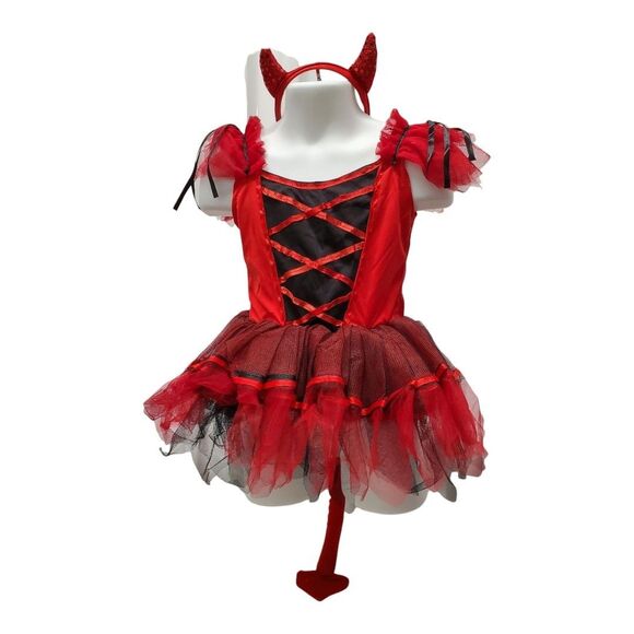 Devilina Toddler Costume - Size Small 24 m - 2T - 0241 - Picture 2 of 4